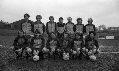 Old Large Photo Ireland National Football Waterford Fc Team 1983