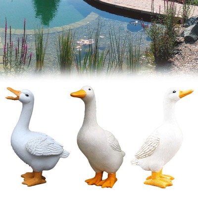 Realistische Outdoor Entenskulptur mit einzigartigem Wassersprühdesign