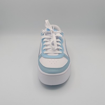 Puma Skye 374764-21 | Weiß Blau Sneaker Damen | Neu | Gewerblich Gr. 38 - 38,5