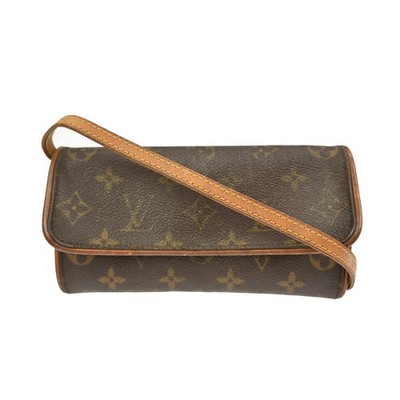 LOUIS VUITTON POCHETTE TWIN PM SHOULDER BAG MONOGRAM M51854 CA0030