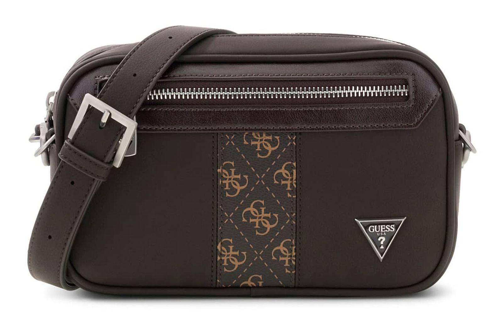 Guess Men's Marron Camera Shoulder Bag Sydney S - Image 2