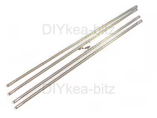 4 x 117228 & 12 x 117327 IKEA MALM HEMNES BRIMNES Bed Telescopic Support Bracket