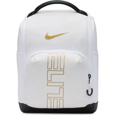 Nike Varsity Elite White Gold Black Shoe Bag Model HM9970-100 Basketball NBA USA