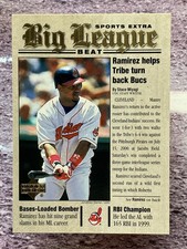 2000 Upper Deck Big League Beat Manny Ramirez #BB11 Cleveland Indians