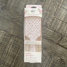 Wet Brush x LoveShackFancy Paddle Detangler Hair Brush English Ivy Pink