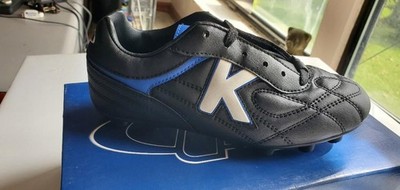 Kelme 56622  CAMPEON JR PU Youth Soccer Cleats Black White US 3Y. NEW