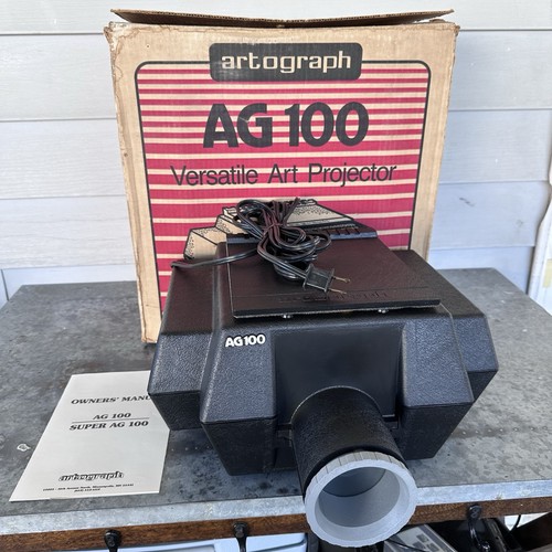 Vintage Artograph AG100 Art Projector Made in U.S.A. W/ Box Excellent Condition