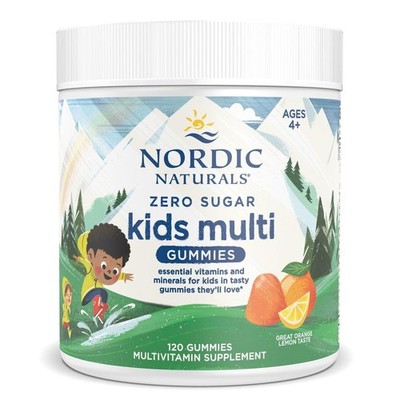Kids Multivitamin Gummies Orange Lemon - Nordic Naturals 120 Count