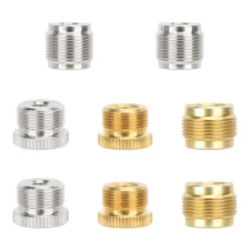 8x CAMVATE Microphone Mount Thread Adapter Set 5/8"-27 Male to 3/8"& 1/4" Female