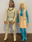 VINTAGE 1960S MARX WESTERN FIGURES JANE WEST & GERONMO PLASTIC TOY