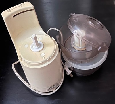 Vintage Sunbeam Oskar Jr Food Processor Chopper