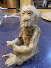 Schuco Antique Monkey Doll Mechanical Mohair Very Rare Yes No Monkey