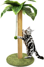 Cat Scratching Post, 36" Tall Palm Tree Cat Scratching Post, Sisal Cat Scratcher