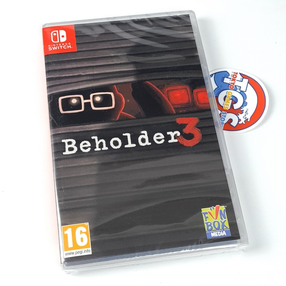 Beholder 3 Switch EU Physical Game In ENGLISH-DEUTSCH NEW FunBox Simulation Stra