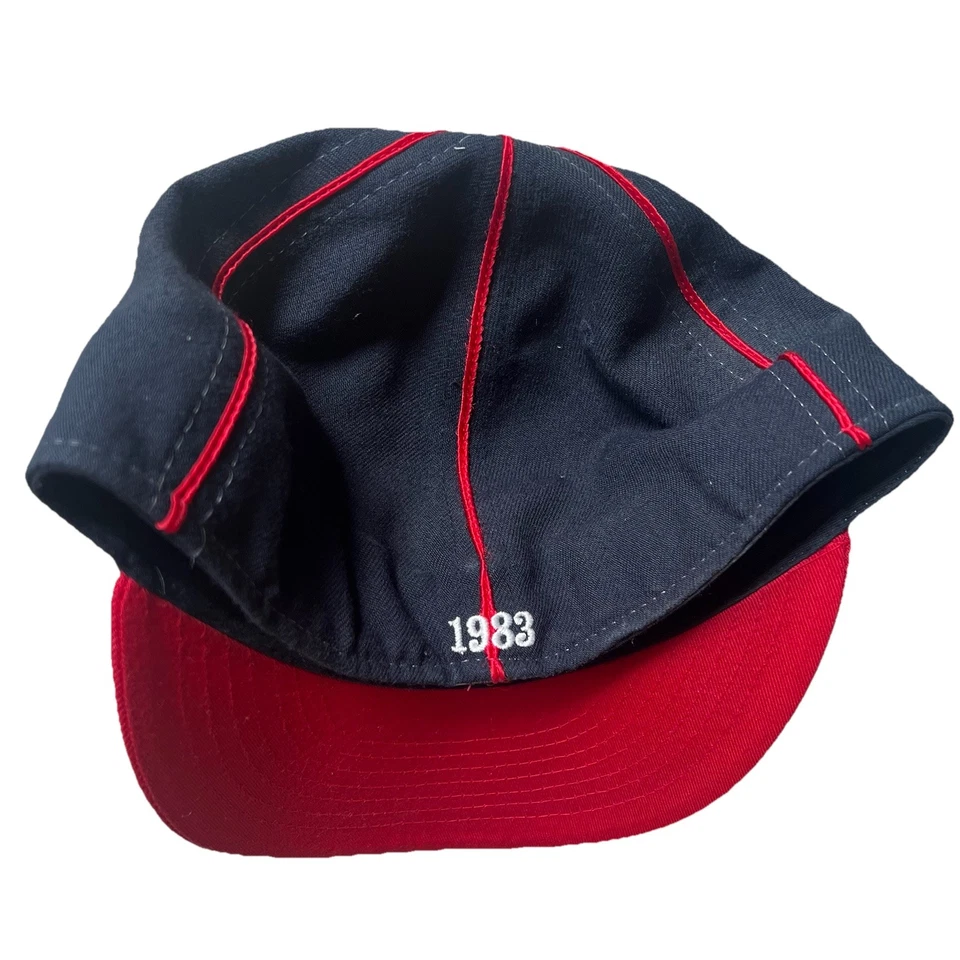 Vintage 1983 White Sox Cooperstown Fitted Hat 7 3/8 Wool Made in Macau Twins - Image 2 of 4