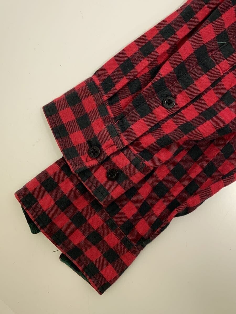 STUSSY Long Sleeve Shirt M Cotton RED Gingham CK thumbnail 6