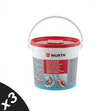 Wurth Multi Use Heavy Duty Hand Industrial Cleaning Wipes 3x90 Wipes