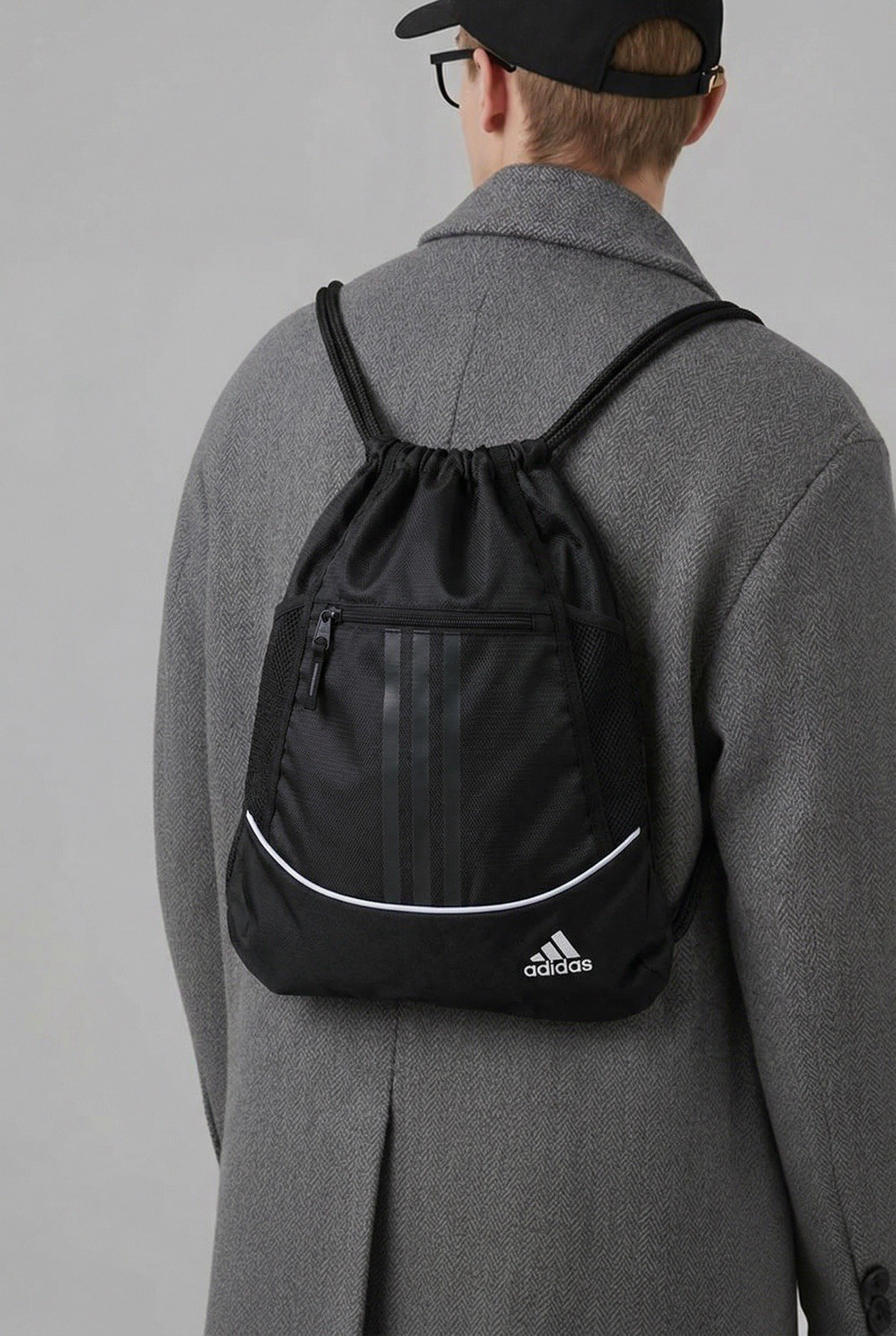 Polyester Drawstring Sackpack by Adidas Sportswea… - image 3