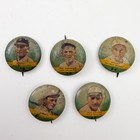 1932 Orbit Gum Baseball PR Buttons Lot of 5 Hadley Browns Athletics Phillies — photo 1