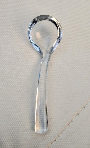 Vintage Fostoria Raleigh Crystal Clear Mayonnaise Spoon Glass - 第 1/8 張圖片