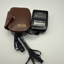 Weston Model 853 Direct Reading Exposure Meter with case - works