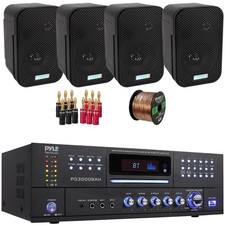 Pyle 4000W High Power Home Audio Receiver, 4x...