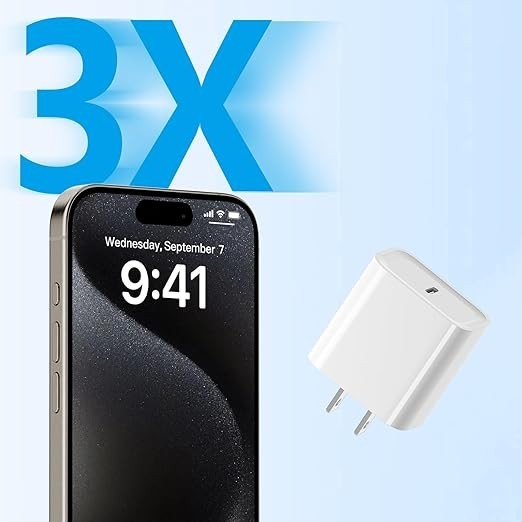 GENUINE Apple USB-C 20W Power Adapter iPhone 16/15/14/16 Pro/16 Pro Max OPEN BOX