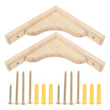 Floating Shelf Brackets Triangle for Wood Shelves Decorative Wall