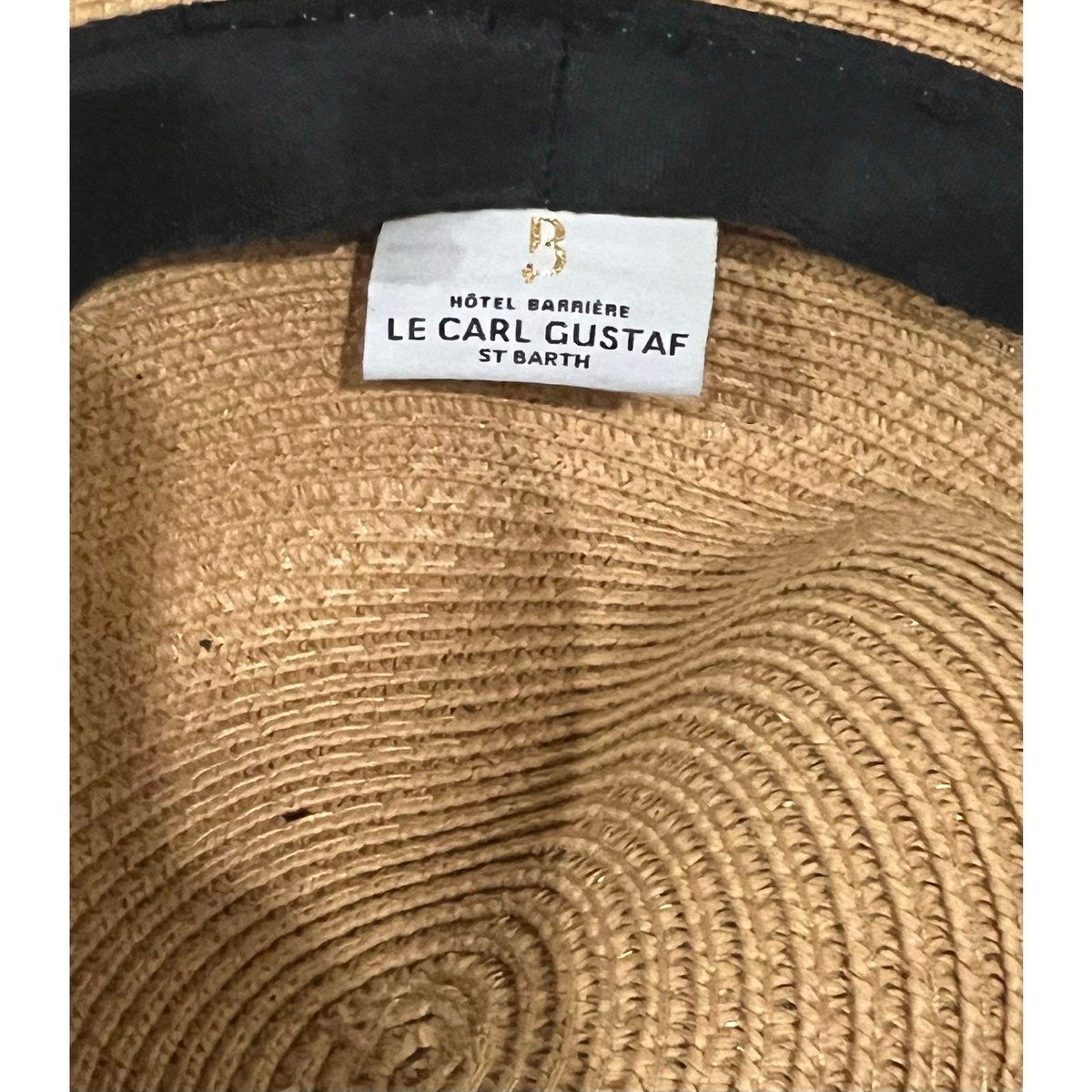 BARRIÈRE Sun Hat LE CARL GUSTAF St BARTH Floppy Straw Extra  display picture 2