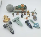 Micro Machines Star Wars Figures ships Lot Of 18 Toy Vintage Mixed