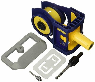 IRWIN Tools Bi-Metal Door Lock Installation Kit (3111002) Blue