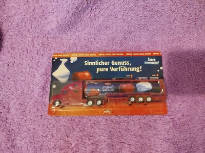Miniatur Truck Lkw Mini Auto Sammeln Spielzeug Müller Kuss Mund Rot Retro Neu
