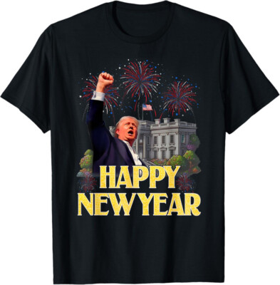 Happy New Year Party 2025 Trump Take America Back Unisex T-Shirt