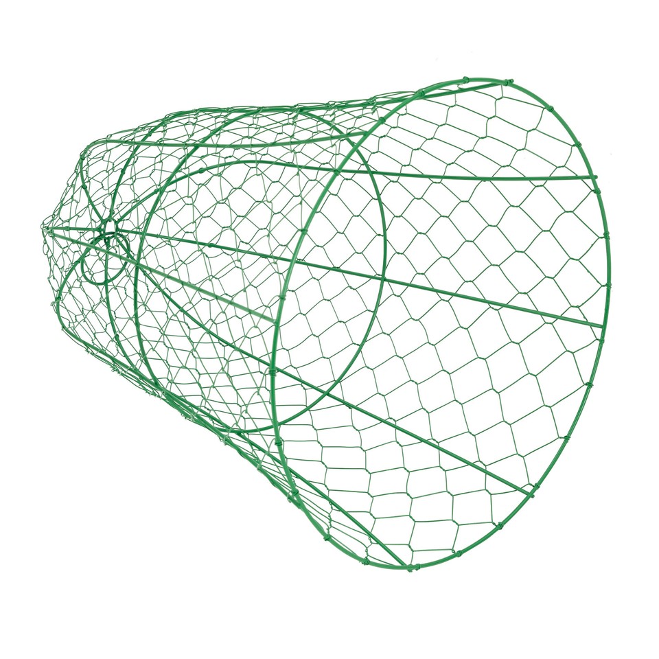 10Pcs Garden Chicken Wire Cloche Plant Protective Covers Green w/40