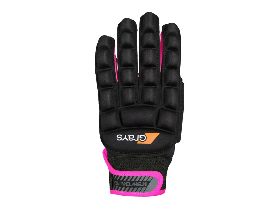 Grays International Pro Hockeyhandschuh Halle | schwarz/pink