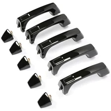 For Hummer H3 H3T 2006-2010 25832250 Black Door Handle Outside Front & Rear 5PCS
