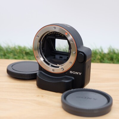 Sony LA-EA2 A-Mount auf E-Mount FE Objektivadapter schwarz mit Kappe Japan [n...