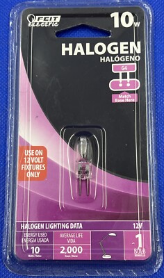 FEIT Landscape Pathway Bulb 12 Volts 10 Watts G4 Base T3 BPQ10T3