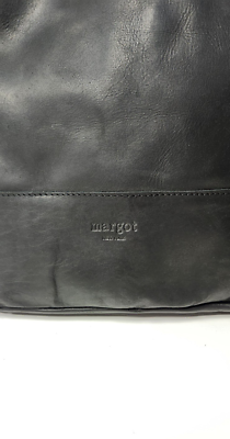 Margot 100% Genuine Leather Black Backpack, Zipper Closure  display picture 1