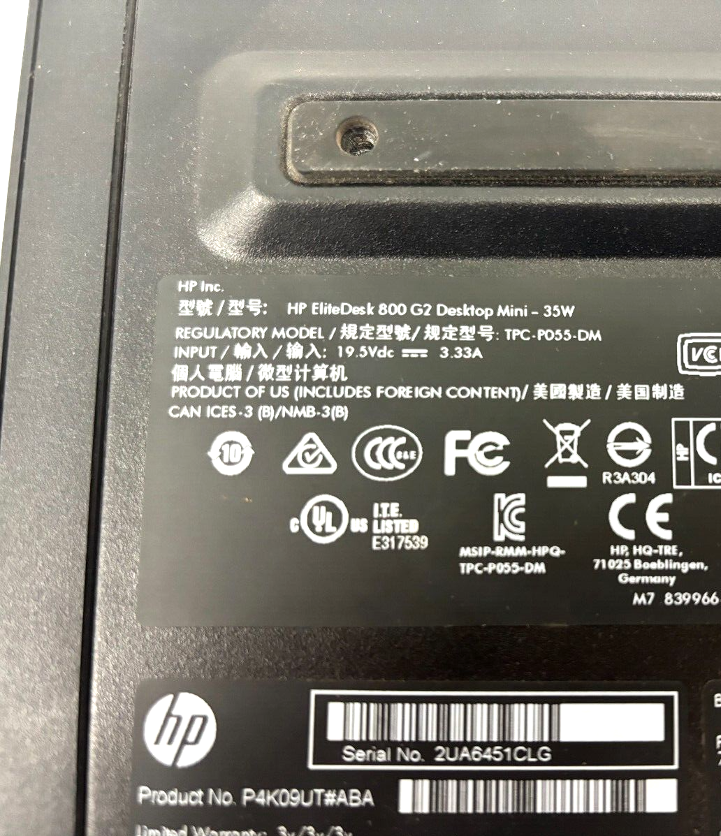 HP ELITEDESK 800 G2 MINI 35W DESKTOP | eBay