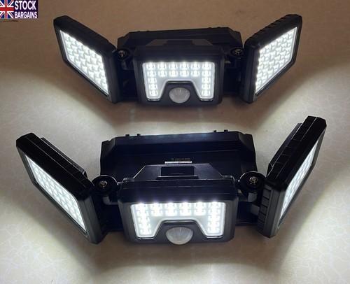 KIBTOY Solar Sensor Outdoor Bright, Security Light 360° Angle IP65-2 Pack (E720) - Picture 5 of 12