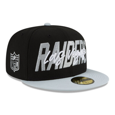 59fifty Fitted Raiders 2021 Draft Hat New Era LAS VEGAS RAIDERS