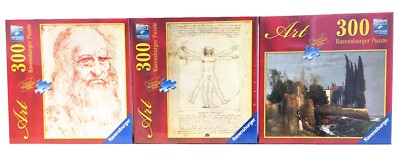 Puzzle Italia /Einzel Art / Autoritratto / L'uomo Vitruviano, da Vinci