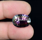 Mystic Topaz Oval Cut Gemstone, Natural Faceted Mystic Topaz 18x13 mm, 1 Pcs
