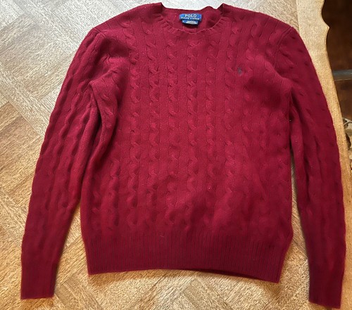 Polo Ralph Lauren Wine Cable Knit 
