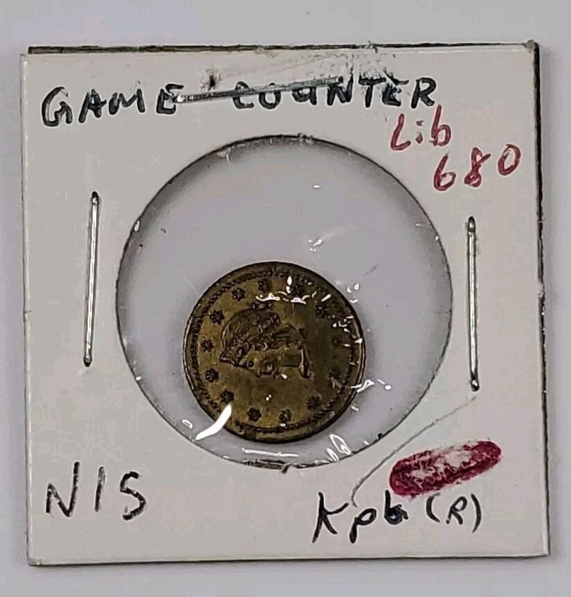Single Counter Token US Liberty $1 Counter Token Lib 680 - Fauver Collection | eBay