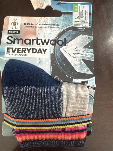 Smartwool Donna M Tutti i Giorni Cuscino Leggero Crew Lana Merino Rosa Rigato - Foto 8 di 8
