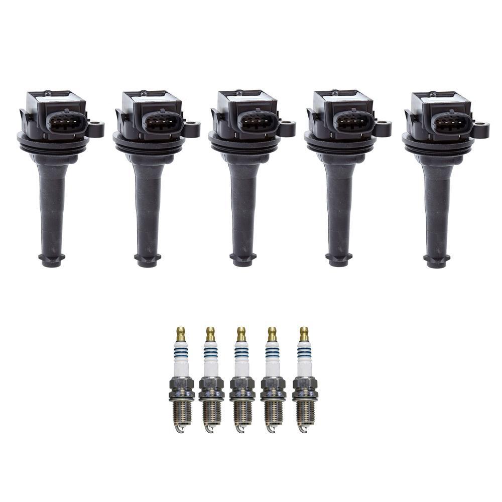 Denso Ignition Coil Kit Iridium Power 5 Pieces Gap 0.032