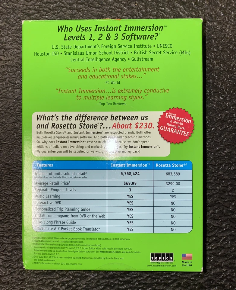 Instant Immersion Language Software German Levels 1 2 3 User edition - Image 2 of 3