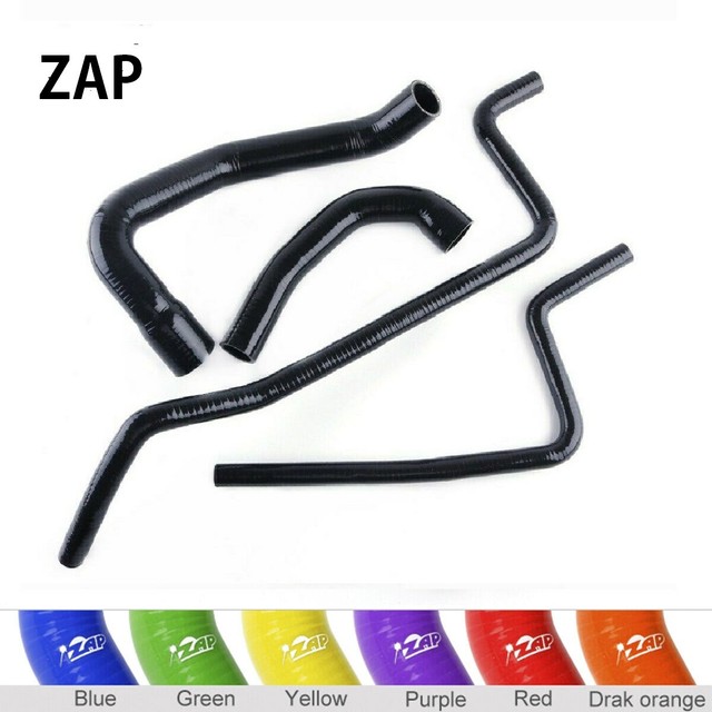 ZAP for 19982001 Jeep Wrangler TJ 4.0L Silicone Radiator Heater Hose